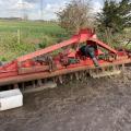 Kvnerland 4 mtr power Harrow and trailer