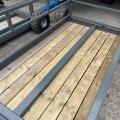 Sheep Feeder Trailer On Quad Wheels and Tyres