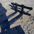 2.5 Ton Pallet Forks On Euro 8 Brackets