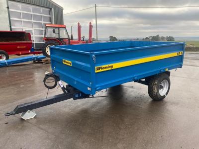 Fleming TR4 4T Drop Side Tipping Trailer