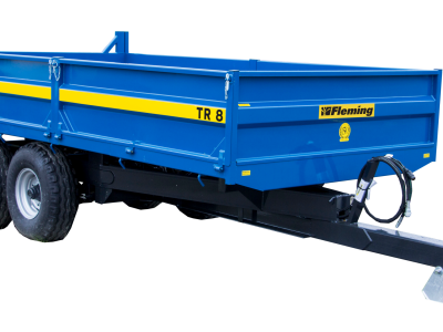 Fleming TR8 8T Drop Side Tipping Trailer
