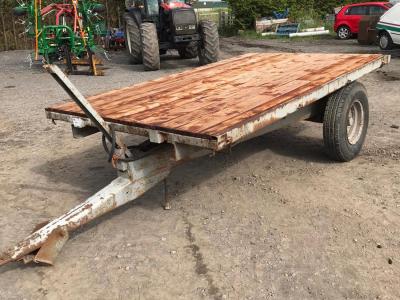 Original Massey Ferguson 3T Part Restored Flat Bed Trailer