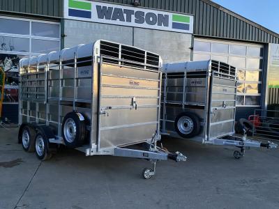 M Tec 12ft livestock trailer with decks