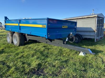 Fleming TR8 8T Drop Side Tipping Trailer