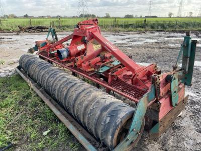 Kvnerland 4 mtr power Harrow and trailer